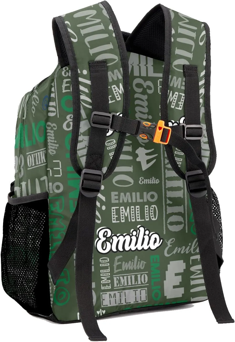 Custom Backpack School Bag for Girls Boys Kids, Personalized Bookbag with Name, Customize Elementary Book Bag Back Pack, Fashion, Waterproof, Adjustable Shoulder Straps, 1 Pack