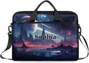 Custom-Laptop-Bag for-Adults Personalized Laptop-Shoulder-Bag with-Name Computer-Bag Meteor Work-Bag