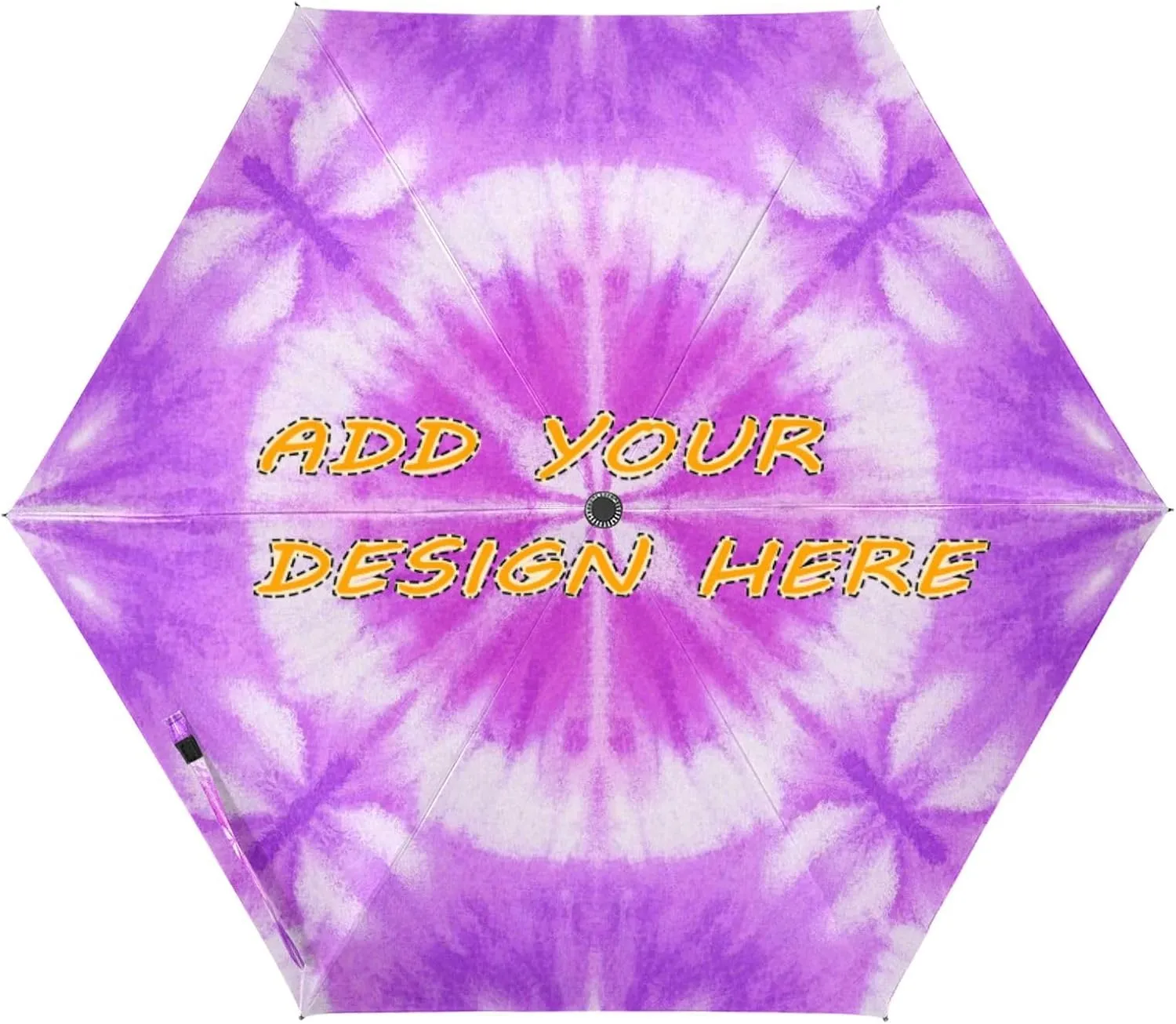 custom UV 50  compact umbrella Pink-purple Tie-dye for travel and golf windproof sun-proof waterproof customized big umbrellas for rain auto open paraguas