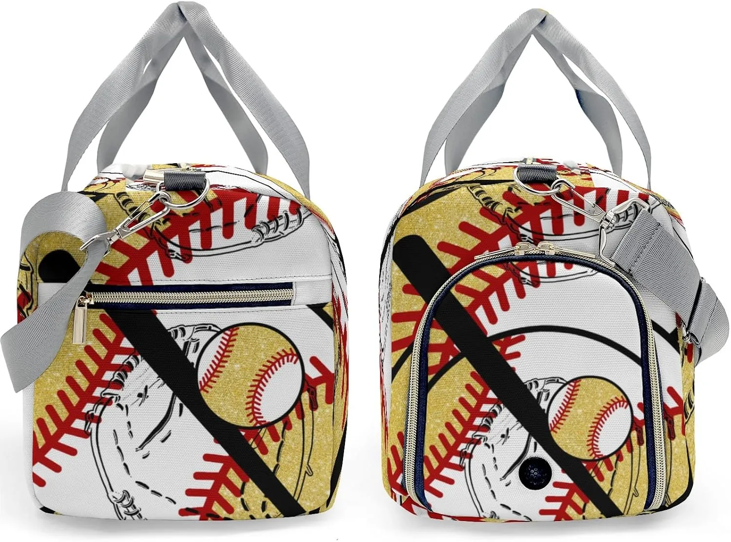 Custon Name Baseball Team Player Yellow Gym Sport Yoga Duffel Bag Sport Player Travel Bag,Sport Gym Bag Personalized Gift for Travel Carry on Bag
