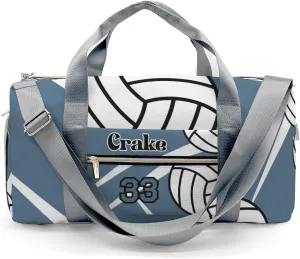 Custon Name Team Volleyball Aegean Gym Sport Yoga Duffel Bag Sport Player Travel Bag,Sport Gym Bag Personalized Gift for Travel Hand Bag Carry on Bag