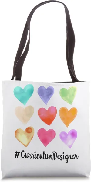 Cute Curriculum Designer Appreciation Week Back to School Tote Bag