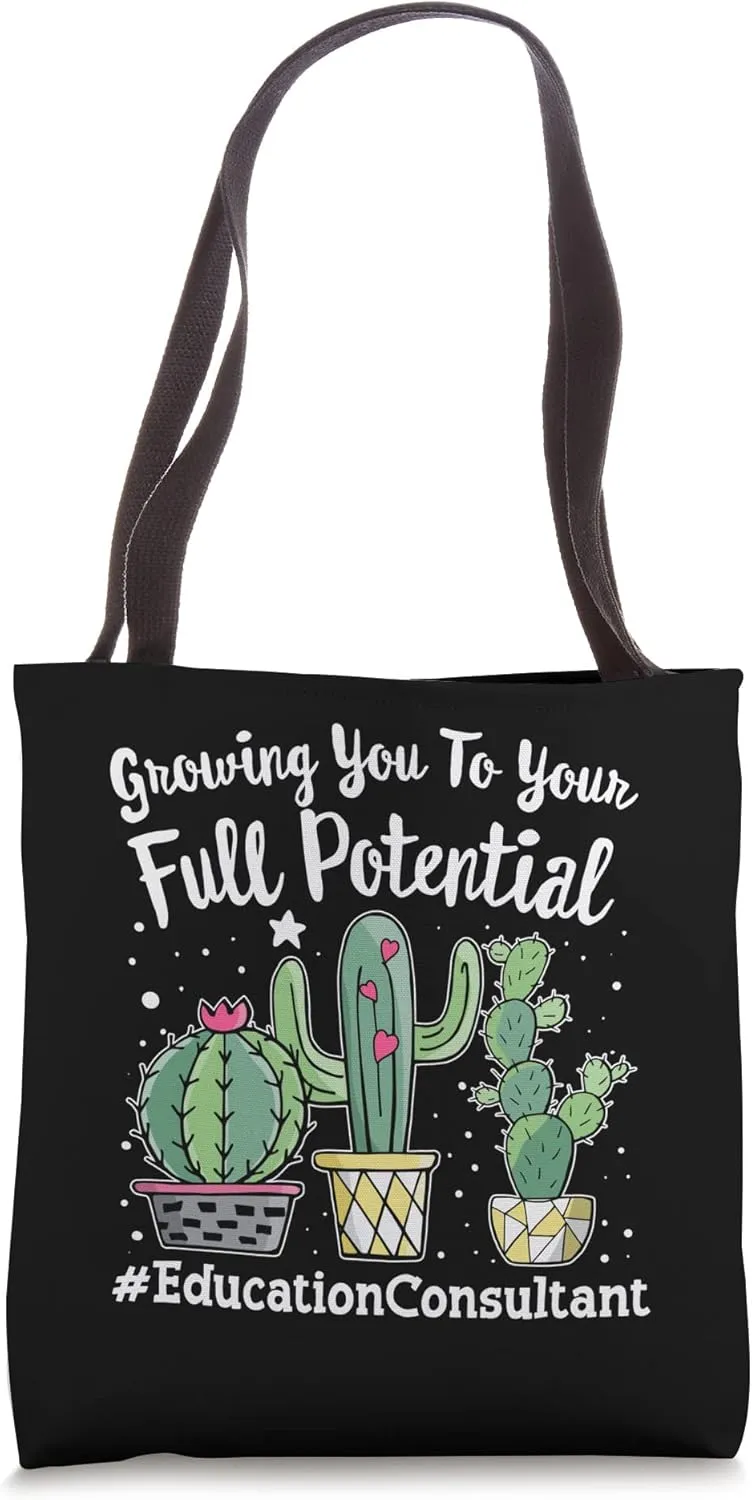 Cute Education Consultant Appreciation Week back to school Tote Bag