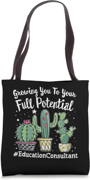 Cute Education Consultant Appreciation Week back to school Tote Bag