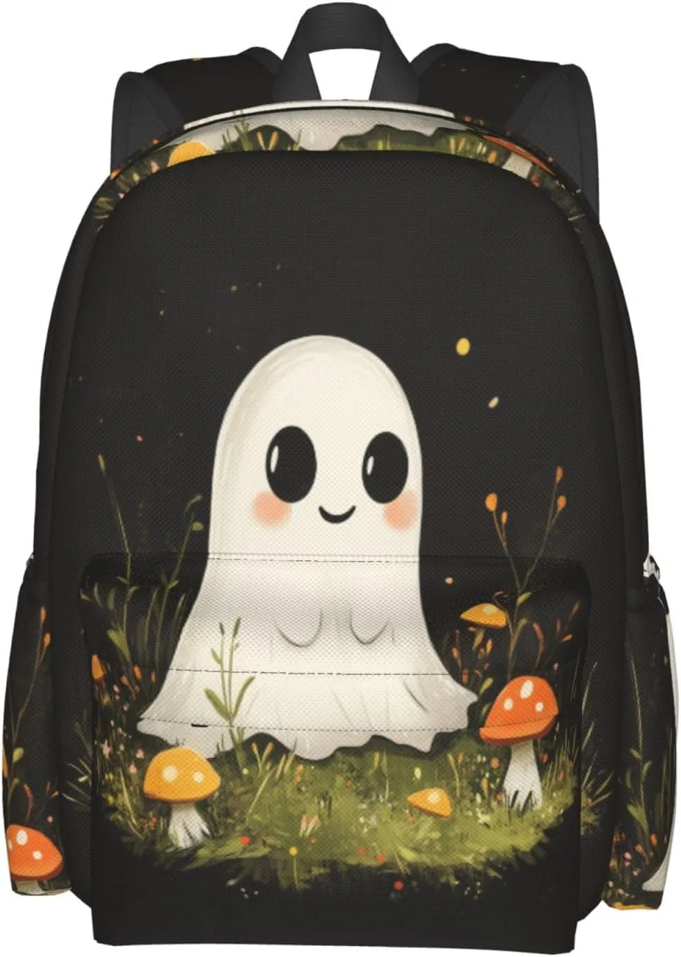 Cute Ghost Backpack Bookbag Waterproof Backpacks for Women Men Travel Backpack Laptop Backpacks Daypack Shoulder Bag