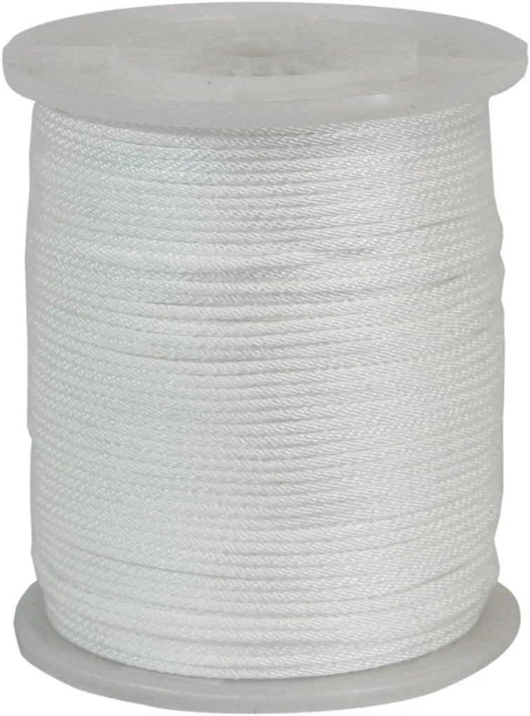 CWC 105050 1000-Feet Solid Braid Nylon Cord Rope, 3/16 Inch