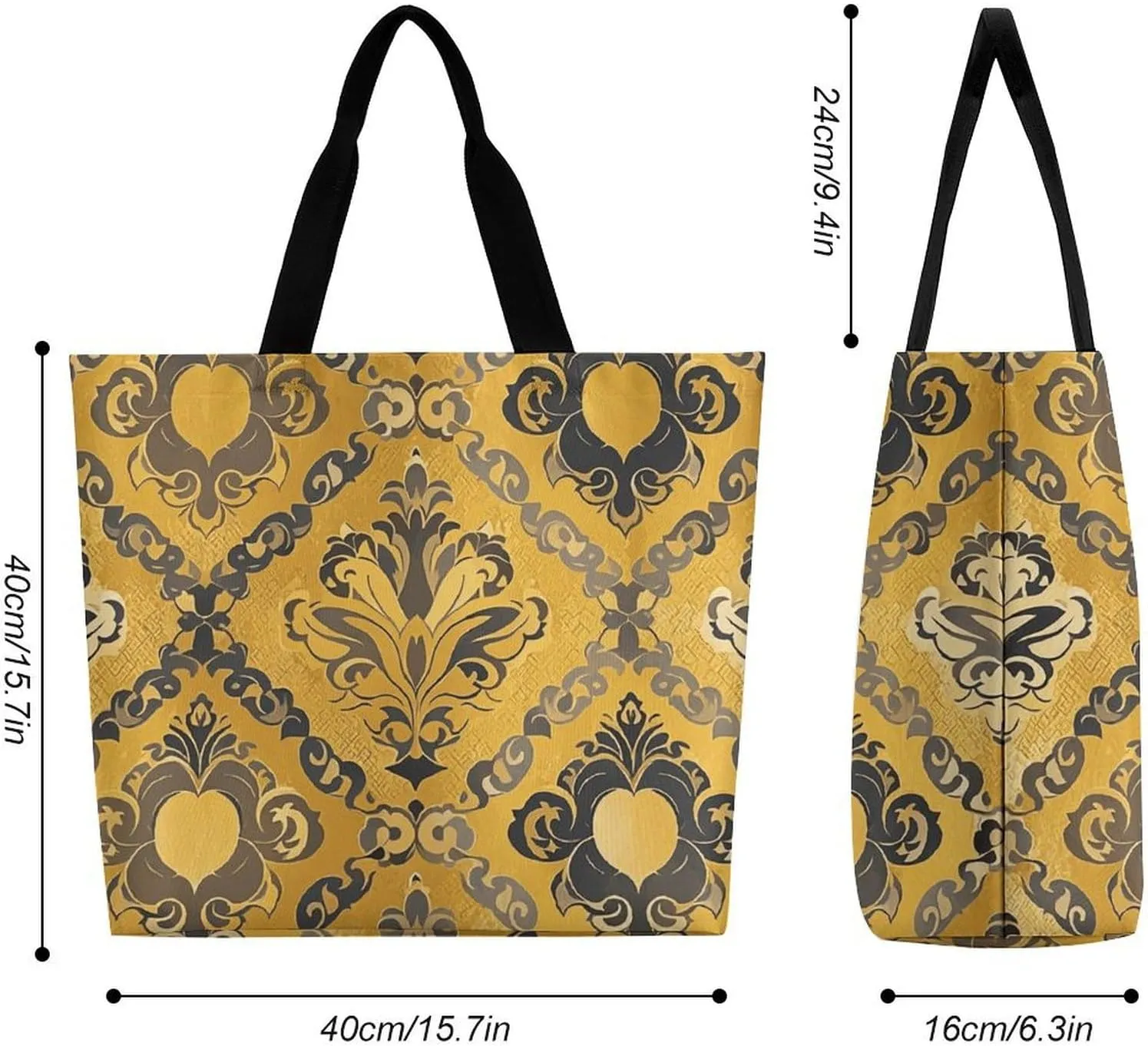 Dachshund Dog Tote Bag for Women Reusable Grocery Shoulder Bags Shopping Bag for Travel, Groceries