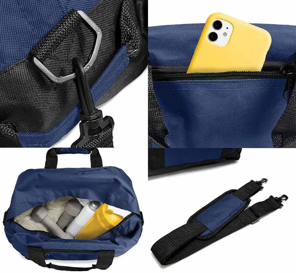 DALIX 14" Small Duffle Bag Two Toned Gym Travel Bag