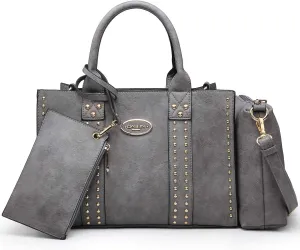 Dasein Purses Handbags for Women Tote Wallet Set Top Handle Satchel Shoulder Hobo Bag 3pcs