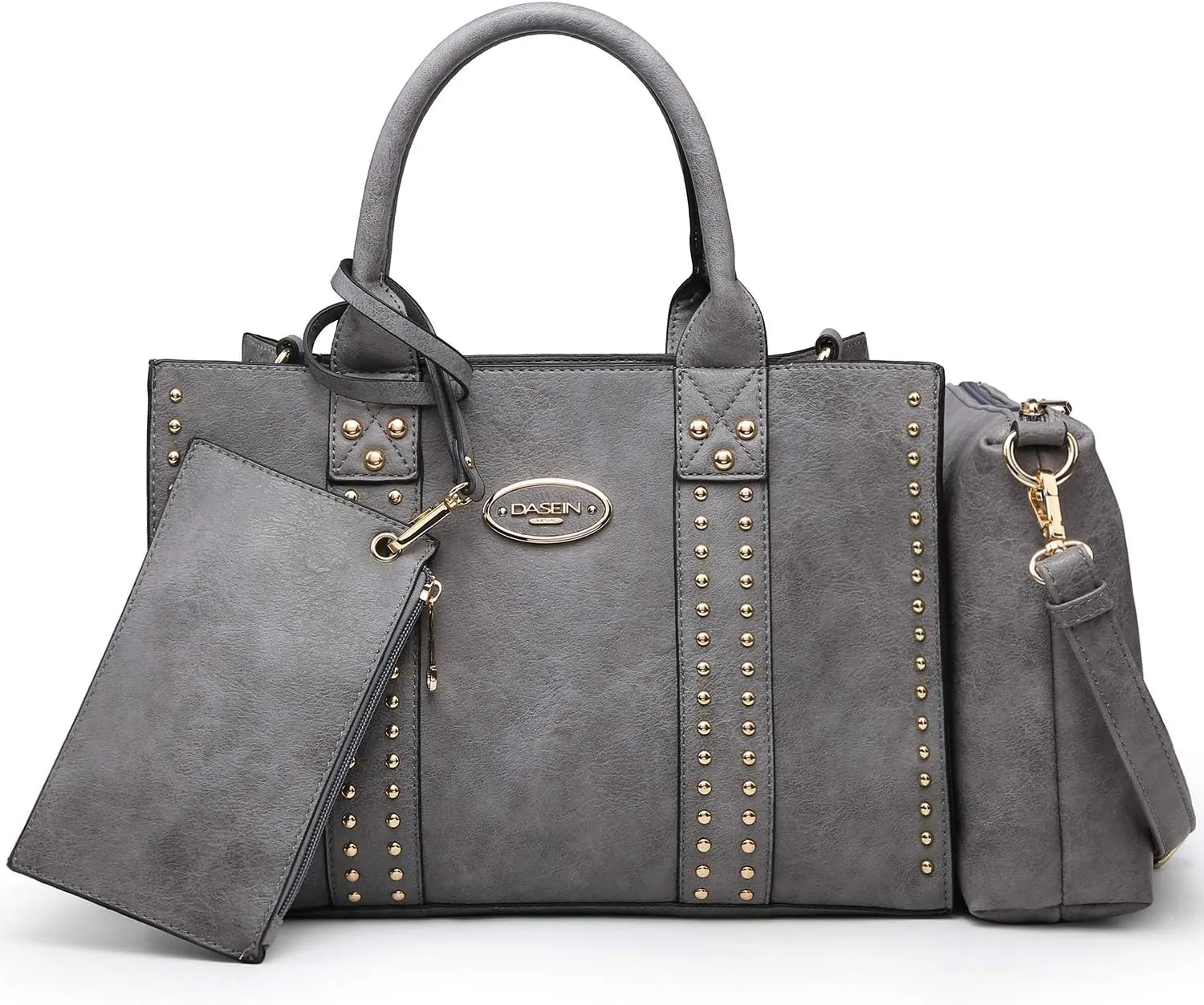 Dasein Purses Handbags for Women Tote Wallet Set Top Handle Satchel Shoulder Hobo Bag 3pcs