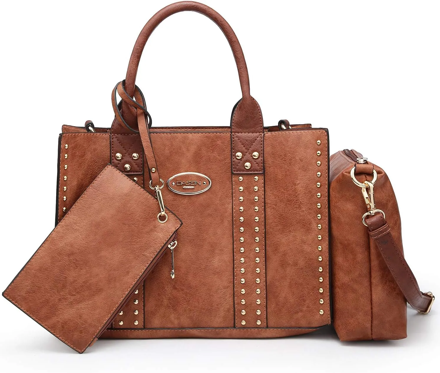 Dasein Purses Handbags for Women Tote Wallet Set Top Handle Satchel Shoulder Hobo Bag 3pcs
