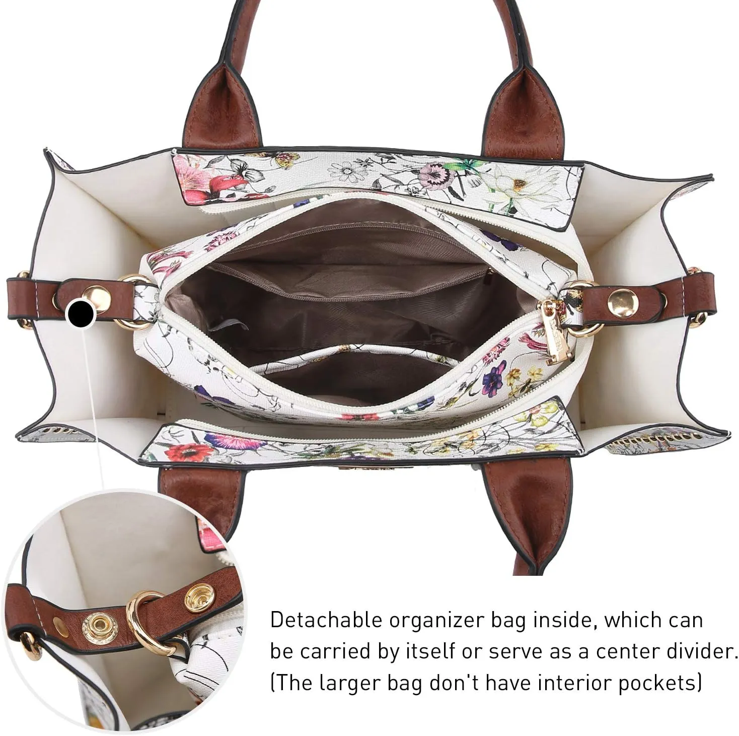 Dasein Purses Handbags for Women Tote Wallet Set Top Handle Satchel Shoulder Hobo Bag 3pcs