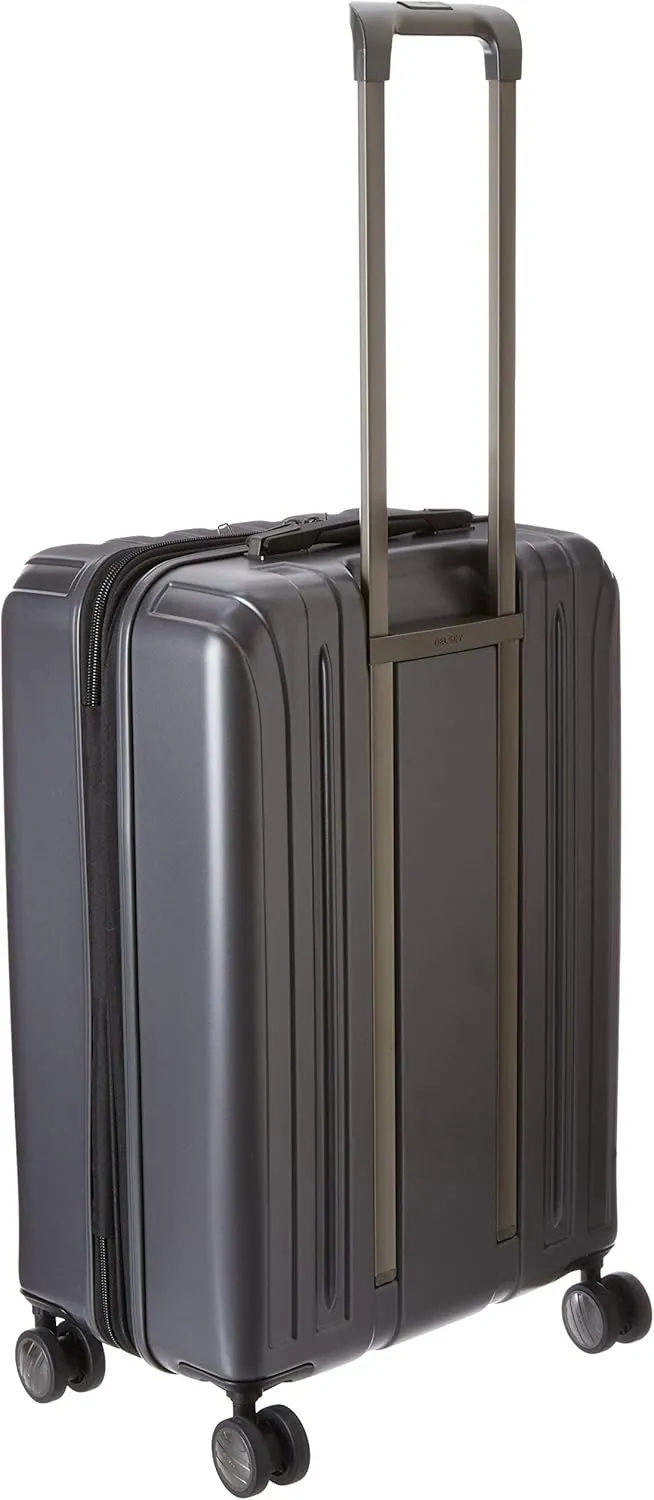 DELSEY PARIS Titanium Hardside Expandable Luggage with Spinner Wheels Checked Luggage, Graphite, Checked-Medium 25 Inch