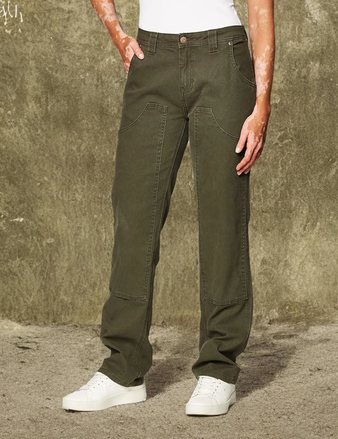 Dickies Women's Stretch Duck Double Front Carpenter Pant