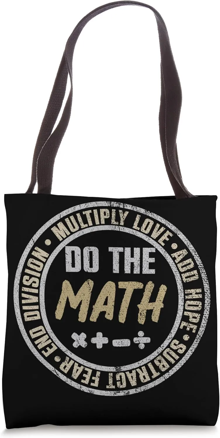 Do The Math Teacher Math Teacher Math Calculation Tote Bag