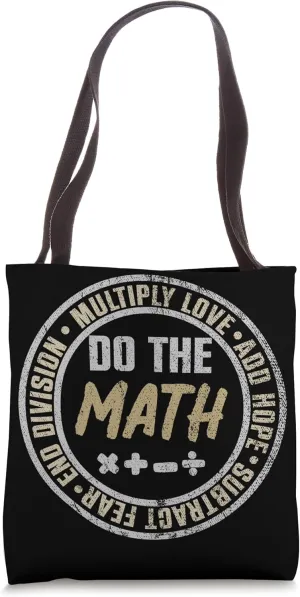 Do The Math Teacher Math Teacher Math Calculation Tote Bag