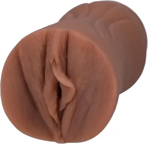 Doc Johnson Signature Strokers - Lexi2legit - Girls of Social Media - ULTRASKYN Pocket Pal - Open-Ended Stroker - Pussy, Caramel, for Adults only