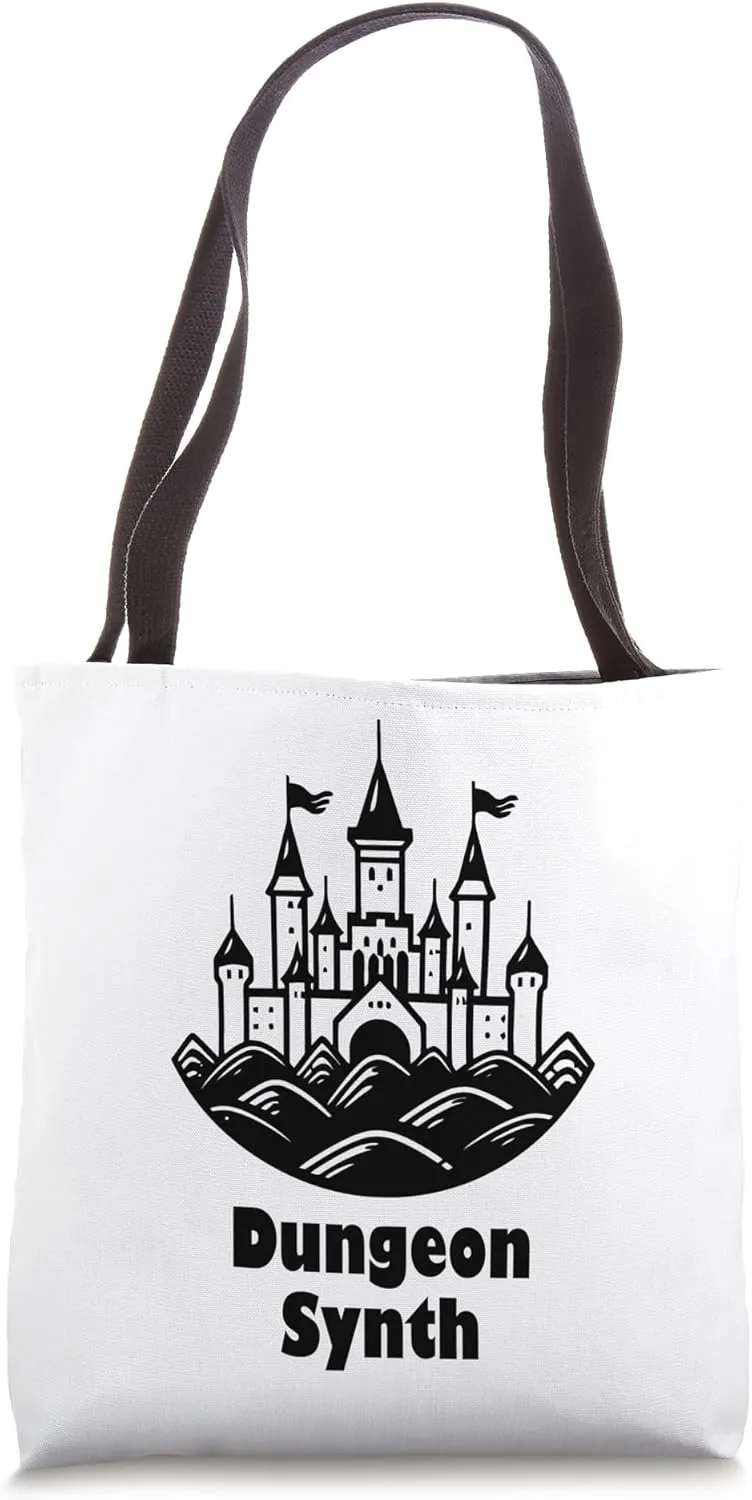 Dungeon Synth Castle Dark Ambient Old-school Music discreet Tote Bag