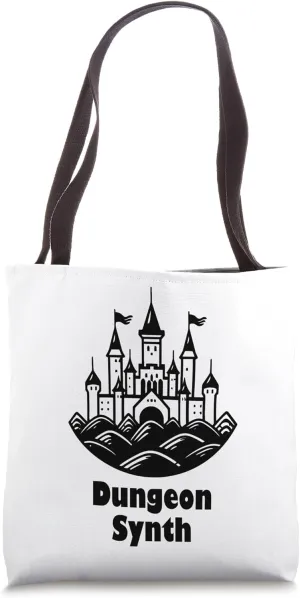 Dungeon Synth Castle Dark Ambient Old-school Music discreet Tote Bag