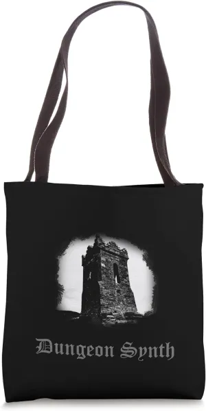 Dungeon Synth Tower Castle Ambient Old-School Music Tote Bag
