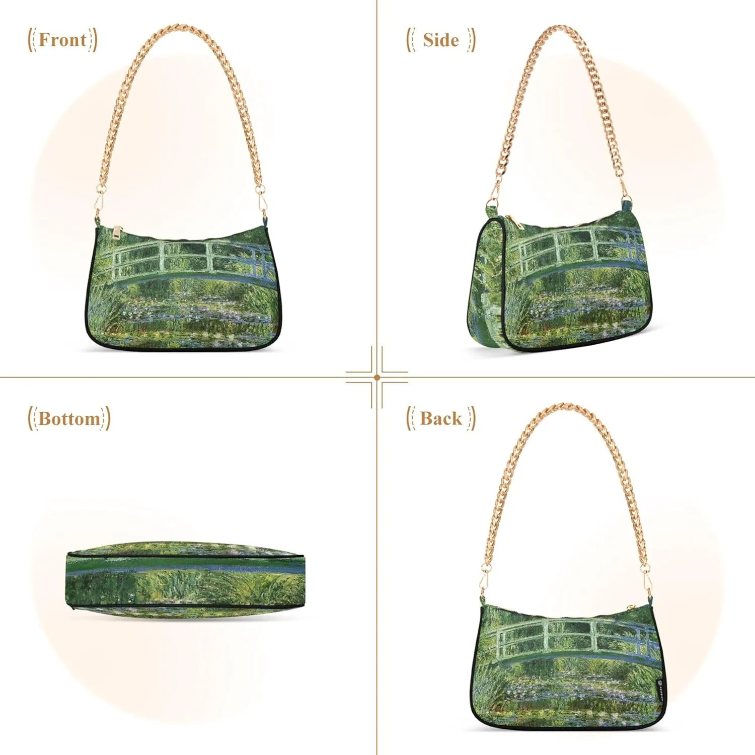 Easter Eggs Rabbit Meadow Cute Purses Women Hobo Party Purse Women Small Cute Handbags Cartoon Small Shoulder Bag