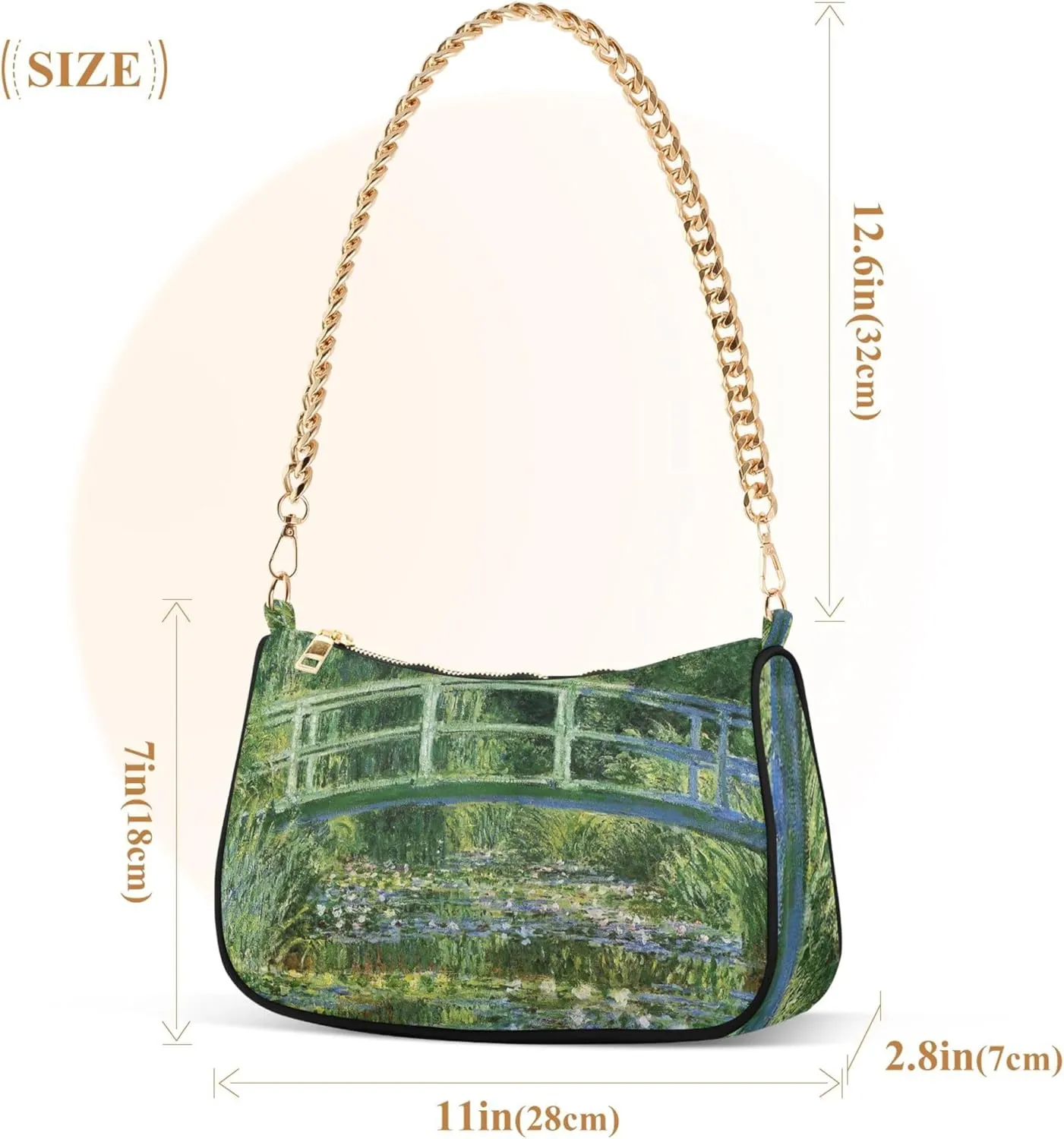 Easter Eggs Rabbit Meadow Cute Purses Women Hobo Party Purse Women Small Cute Handbags Cartoon Small Shoulder Bag