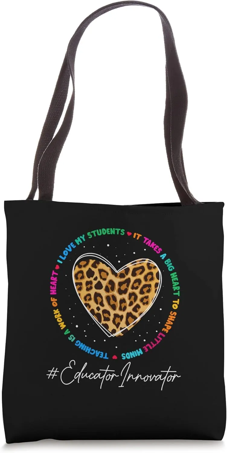 EDUCATOR INNOVATOR Admin Appreciation Week Back to School Tote Bag
