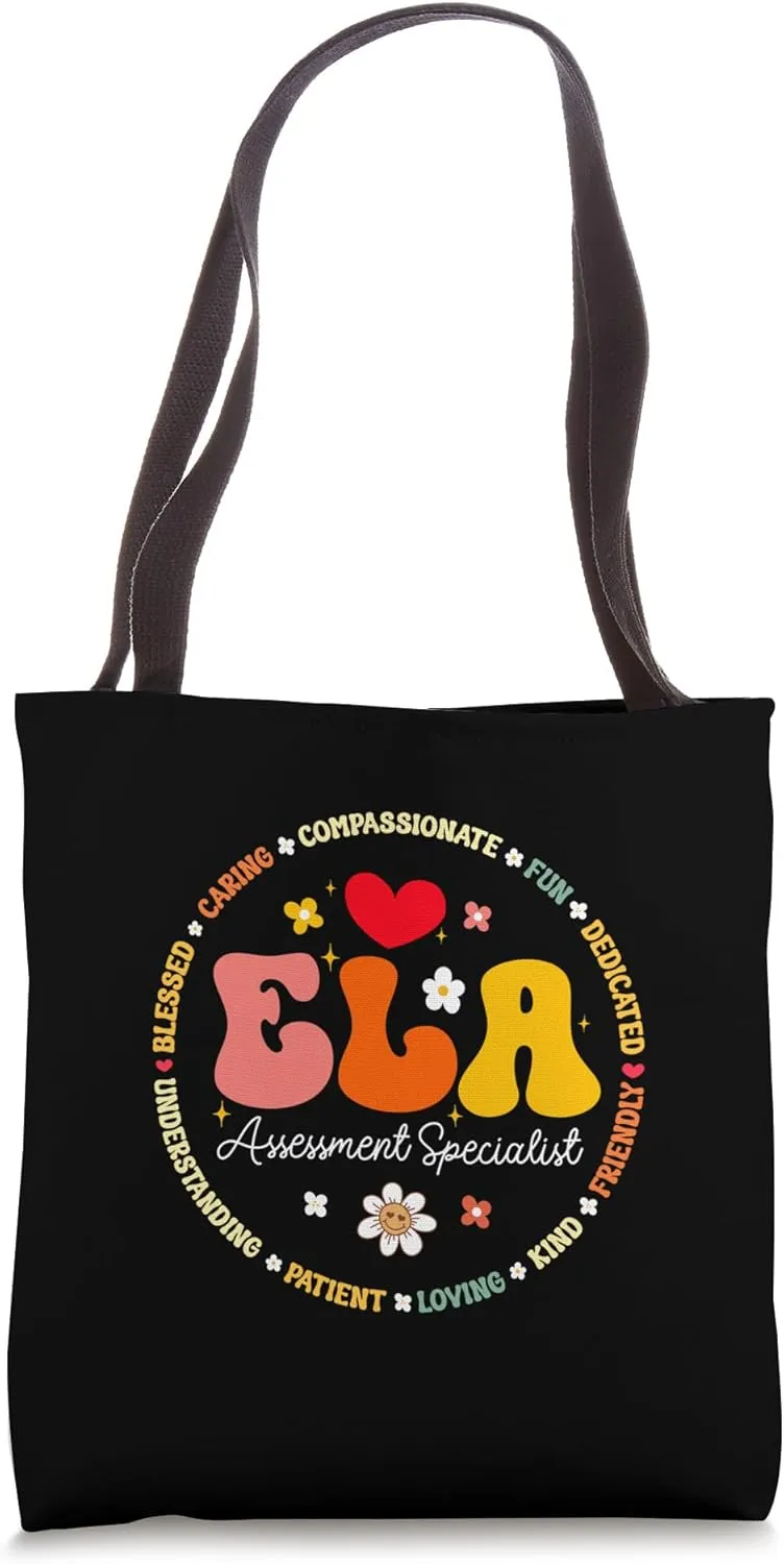 ELA Assessment Specialist Teacher English Language Arts Tote Bag