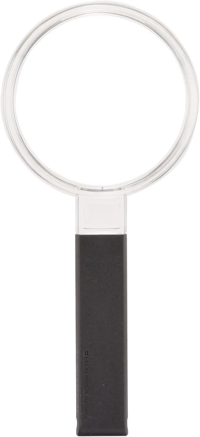 ESCHENBACH 2642-80 Handheld Magnifier Bi-Convex 2.25x Magnification 5X Sub Lens