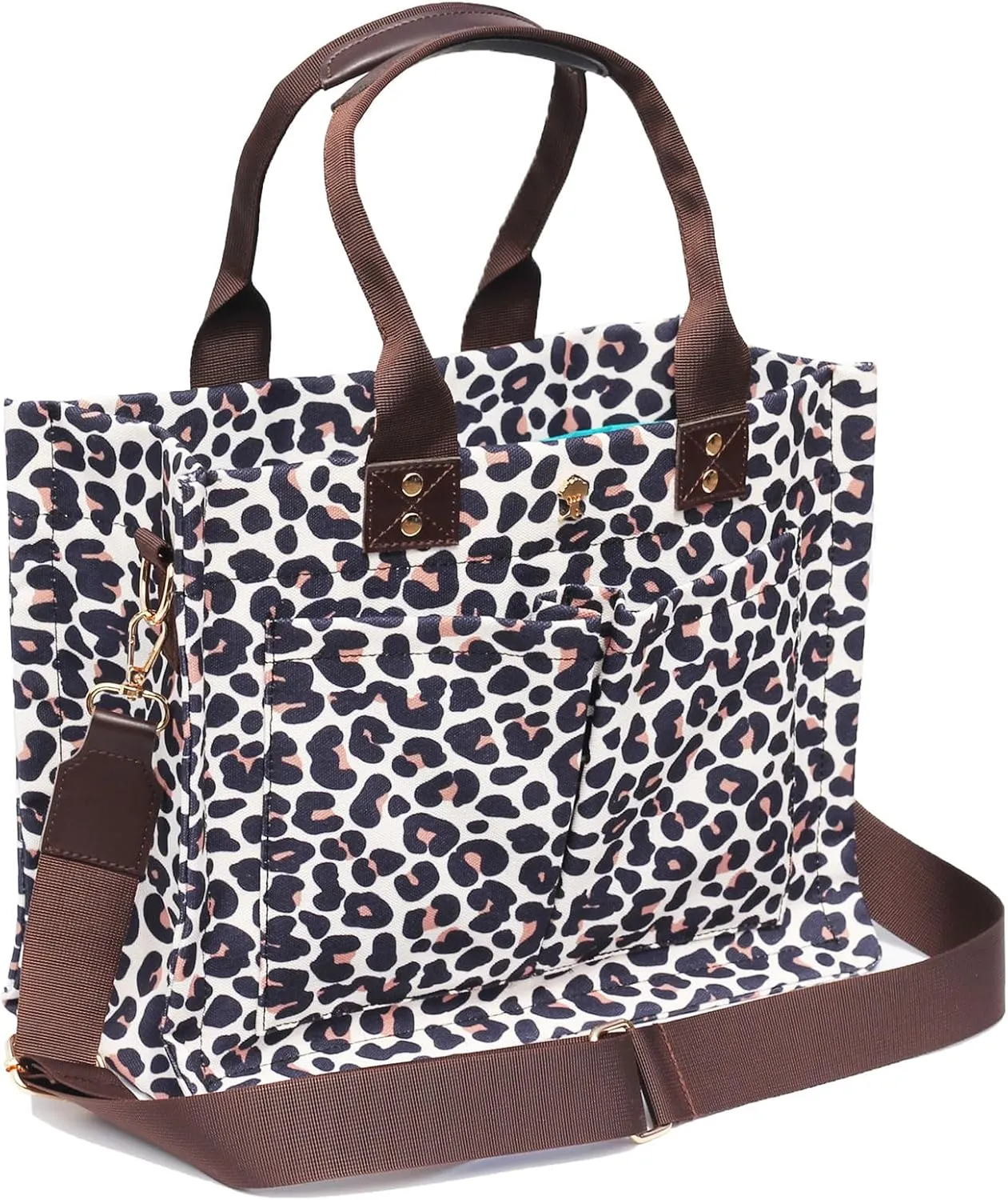ESVAN Tote Bag for Women Purse Crossbody Bags for Work Diaper Travel Messenger Laptop Bag Handbags
