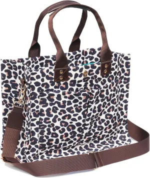 ESVAN Tote Bag for Women Purse Crossbody Bags for Work Diaper Travel Messenger Laptop Bag Handbags