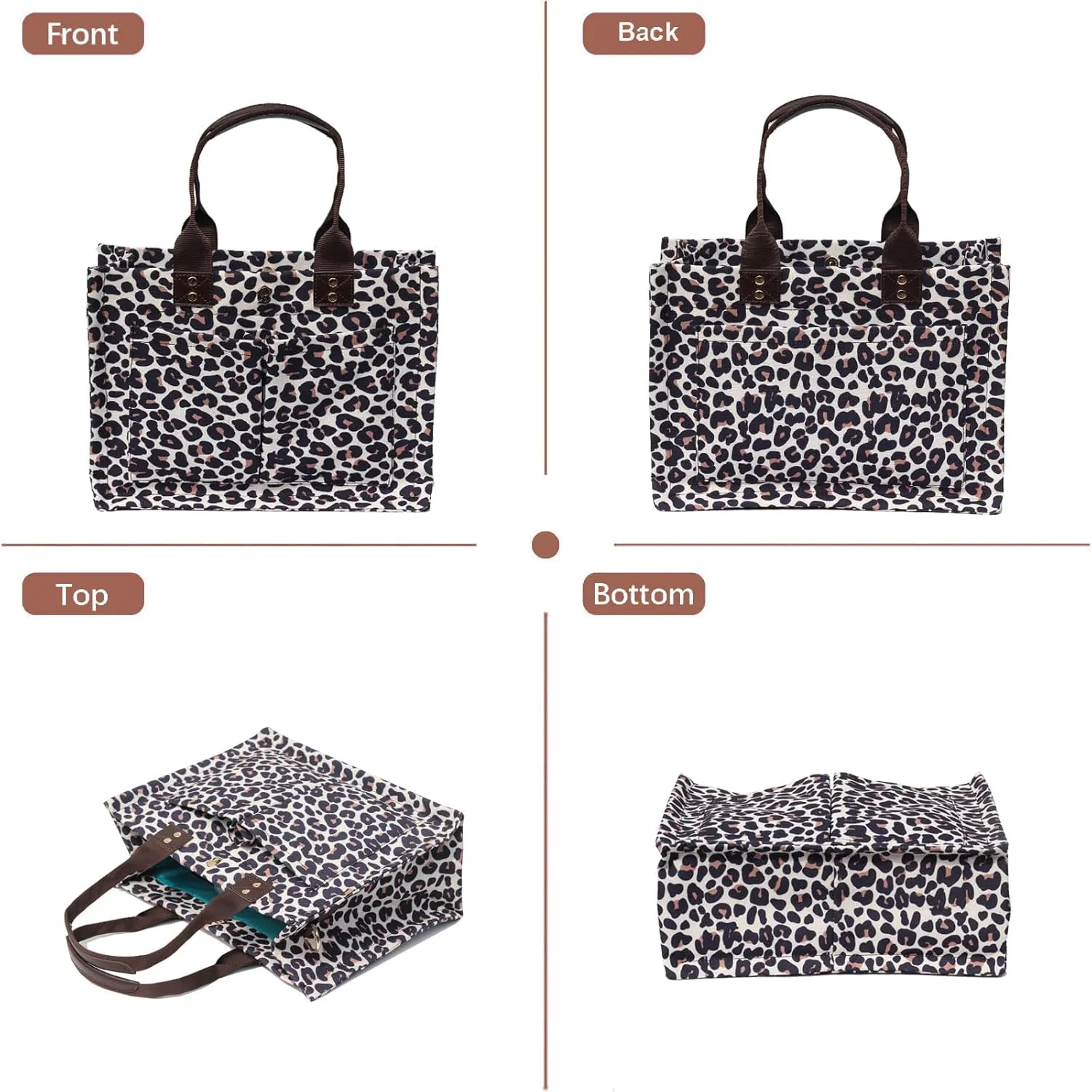 ESVAN Tote Bag for Women Purse Crossbody Bags for Work Diaper Travel Messenger Laptop Bag Handbags