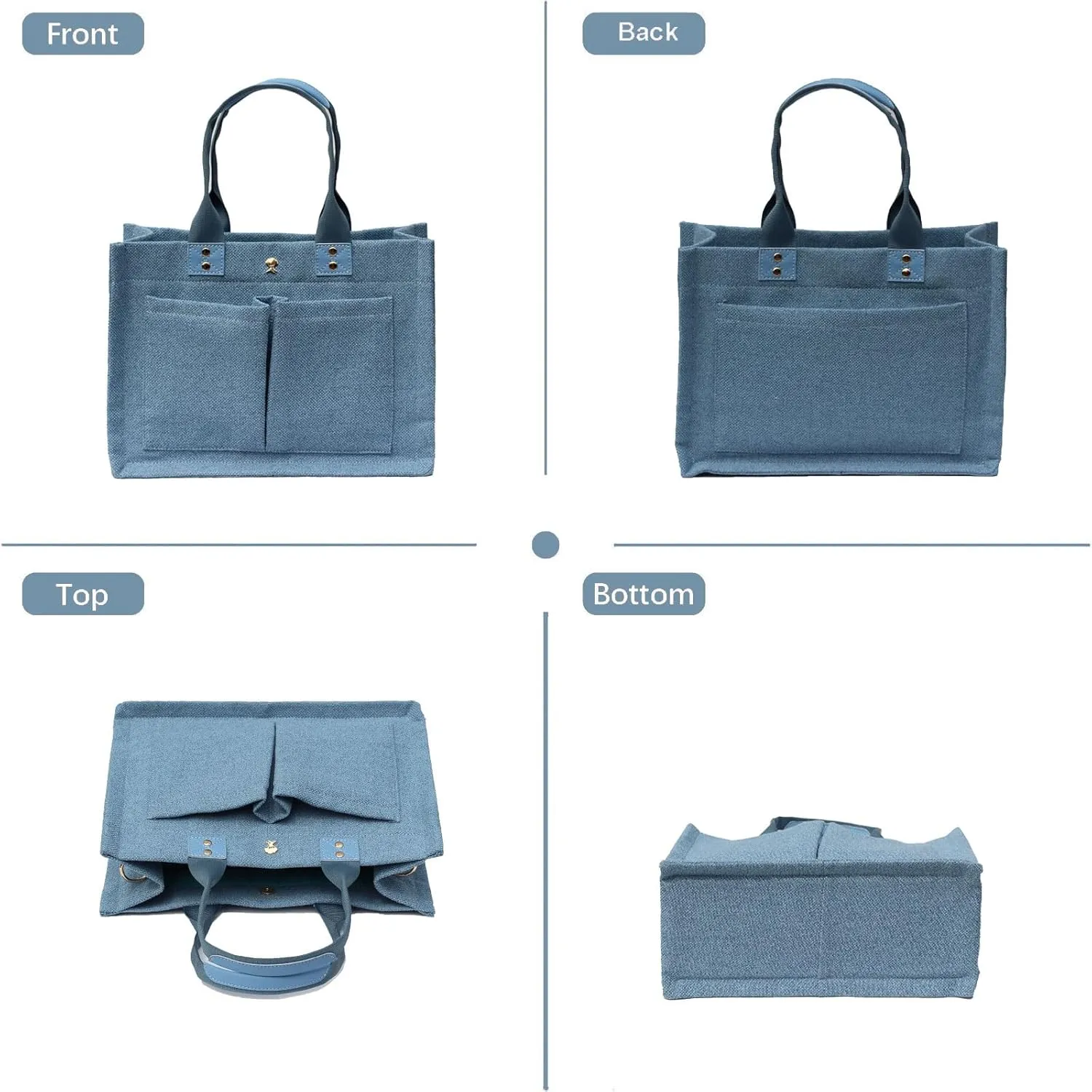 ESVAN Tote Bag for Women Purse Crossbody Bags for Work Diaper Travel Messenger Laptop Bag Handbags
