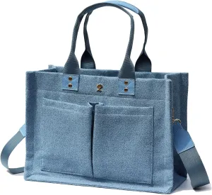 ESVAN Tote Bag for Women Purse Crossbody Bags for Work Diaper Travel Messenger Laptop Bag Handbags