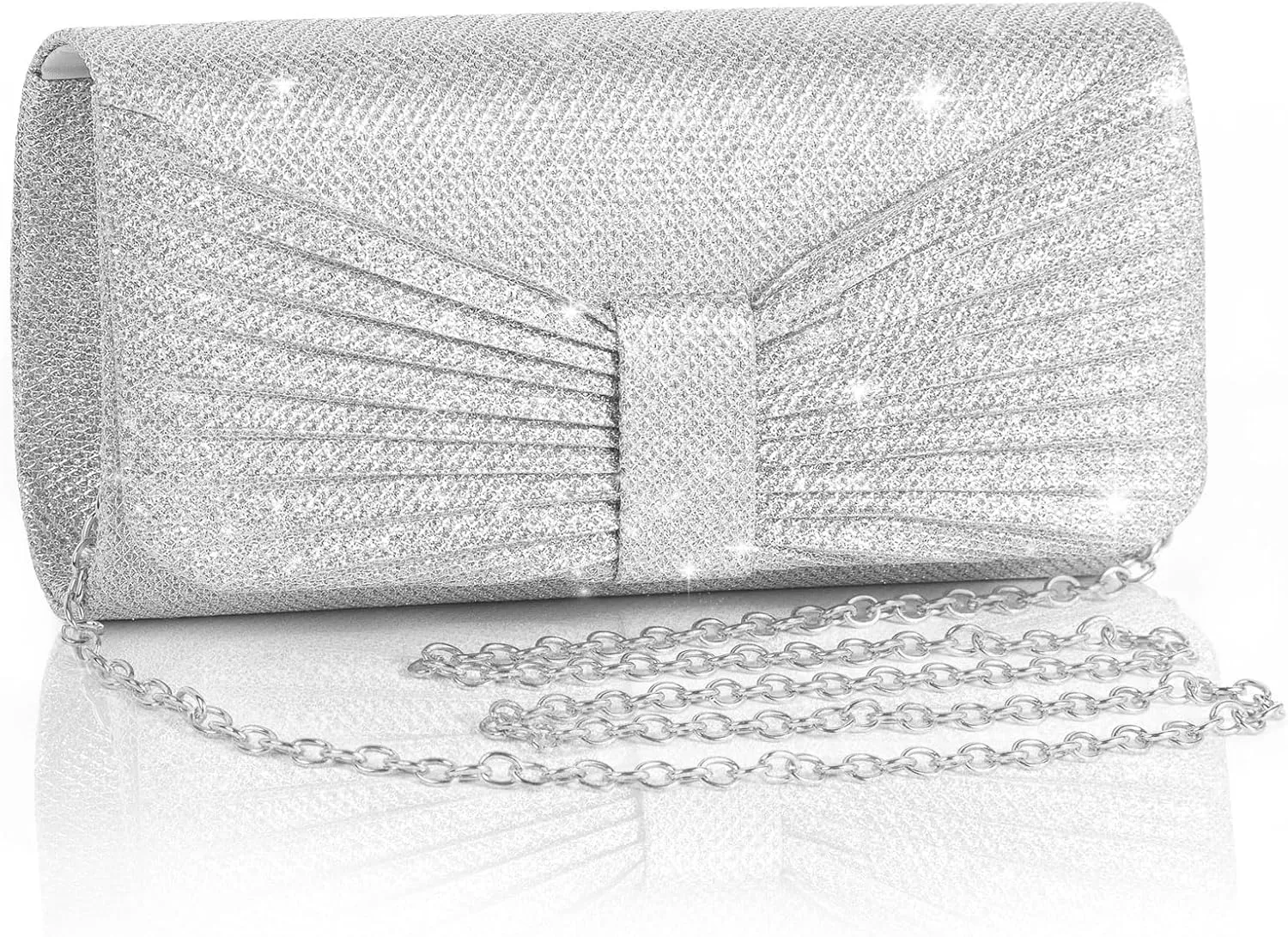 Evening Bag Clutch Purses for Women Wedding Bag Sparkling Party Handbag with Detachable Chain