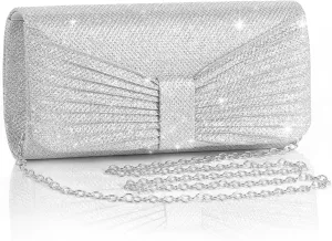 Evening Bag Clutch Purses for Women Wedding Bag Sparkling Party Handbag with Detachable Chain