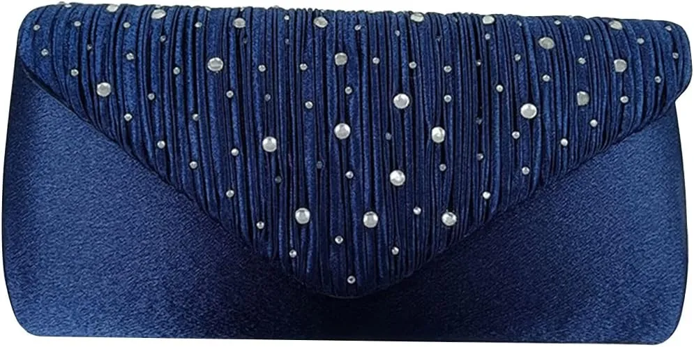 Evening Bag for Women Rhinestone Clutch Bag Envelope Handbag Bridal Wedding Purse Elegant Shoulder Bag