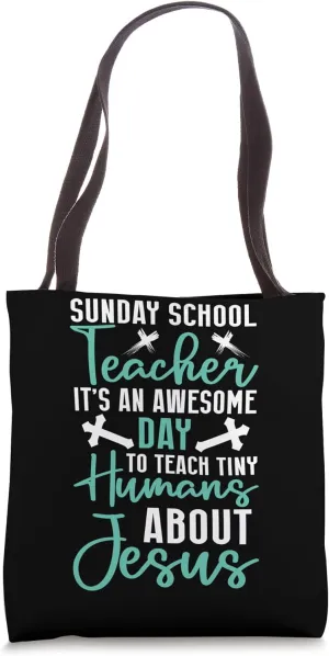 Faithful Servant Christian Sunday School Teacher Tote Bag