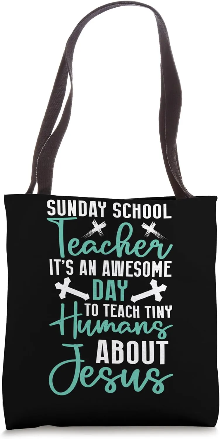 Faithful Servant Christian Sunday School Teacher Tote Bag