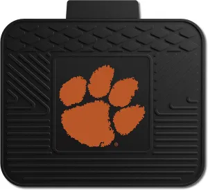 FANMATS 10079 Clemson Tigers Back Row Utility Car Mat - 1 Piece - 14in. x 17in., All Weather Protection, Universal Fit, Molded Team Logo