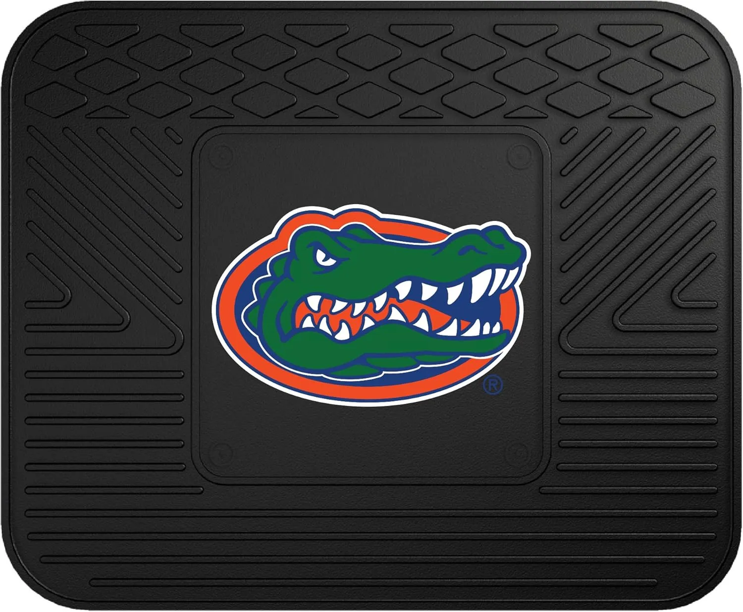 FANMATS 10094 Florida Gators Back Row Utility Car Mat - 1 Piece - 14in. x 17in., All Weather Protection, Universal Fit, Molded Team Logo