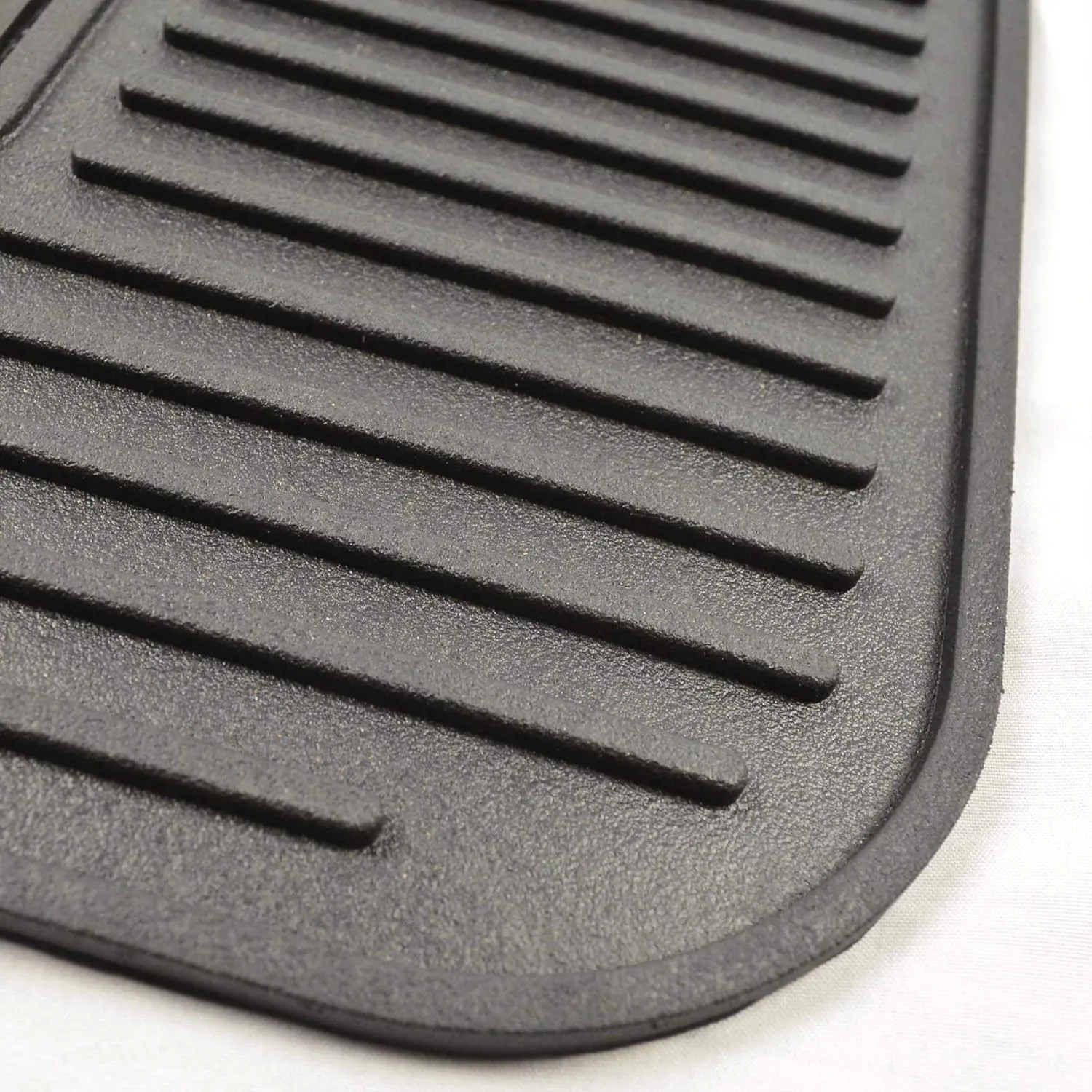 Fanmats 12269 Purdue University Boilermakers Rear Second Row Vinyl Heavy Duty Utility Mat, (Pack of 2) , Black , 14"x17"
