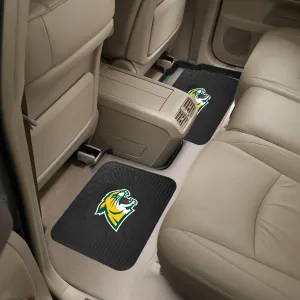 FANMATS 15522 NCAA Northern Michigan Wildcats Back Row Utility Car Mats - 2 Piece Set, 14in. x 17in., All Weather Protection, Universal Fit, Deep Resevoir Design, Molded Team Logo