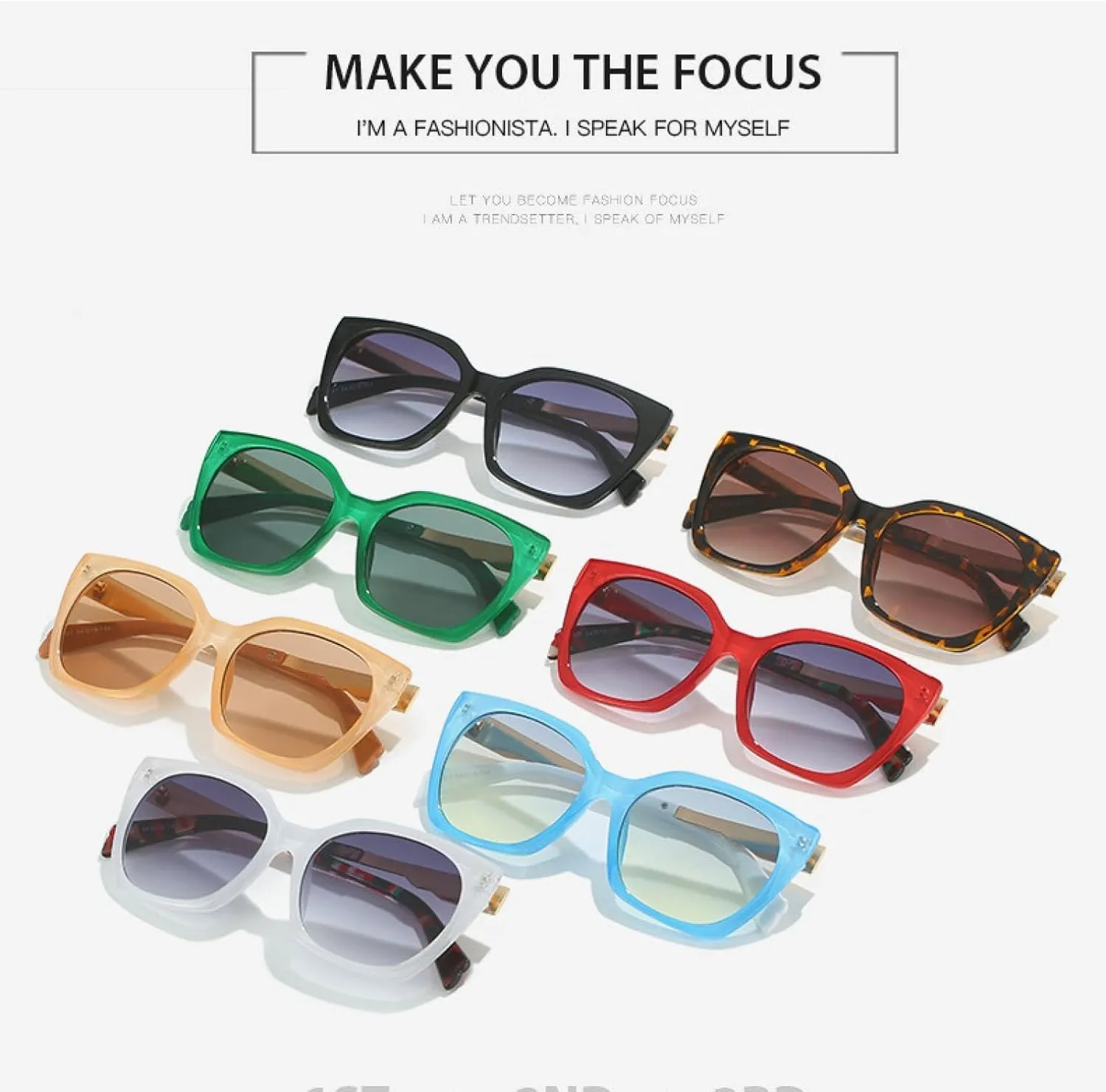 Fashion Cat Eye Sunglasses Women Men Vintage Classic Luxury Travel Driving Sun Glasses Uv400