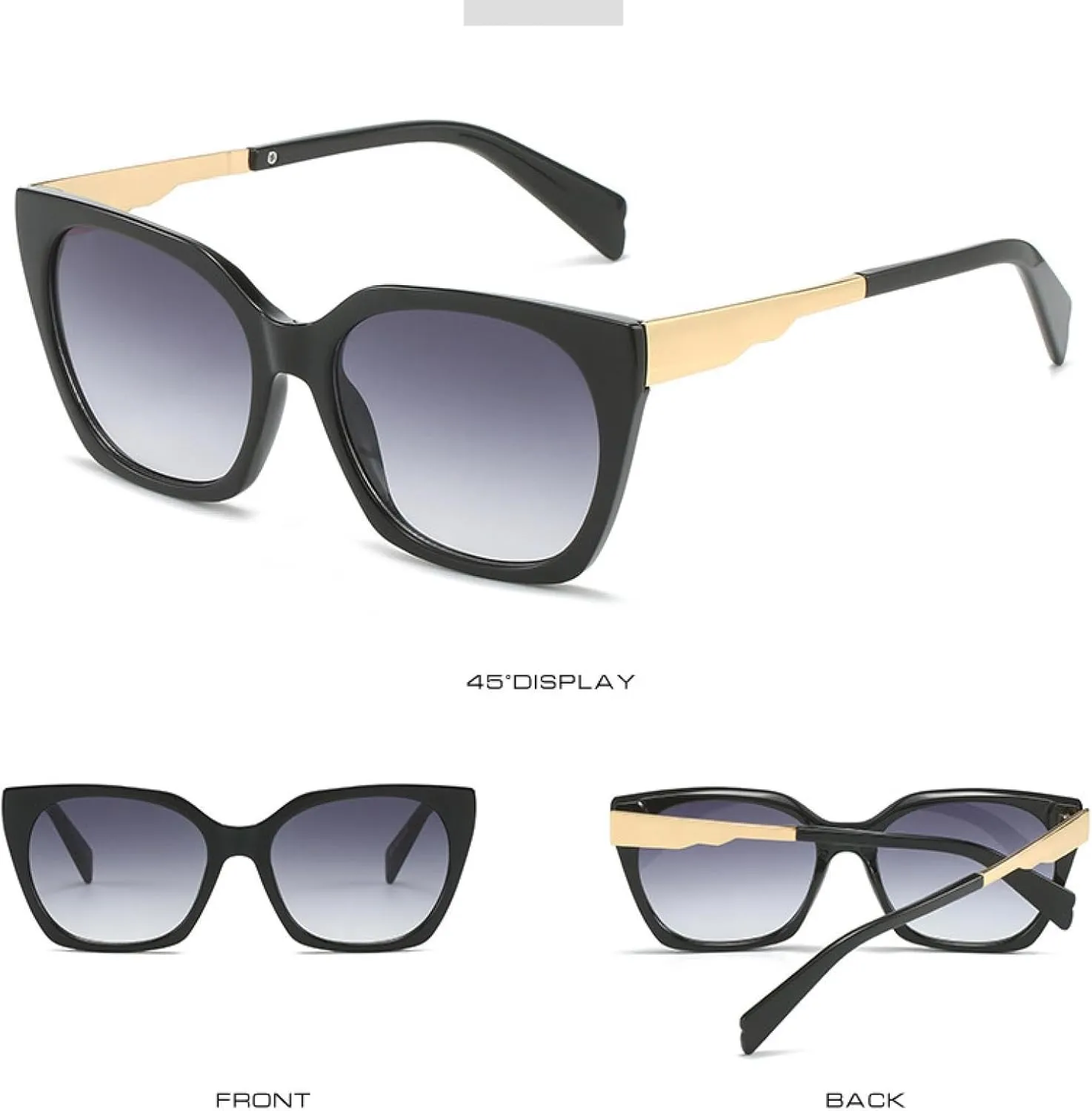 Fashion Cat Eye Sunglasses Women Men Vintage Classic Luxury Travel Driving Sun Glasses Uv400
