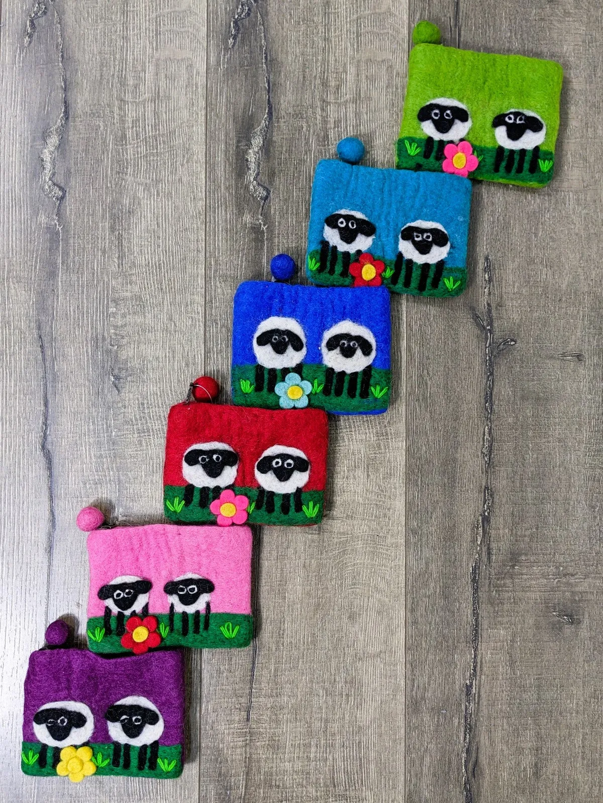 Felt Sheep Purse