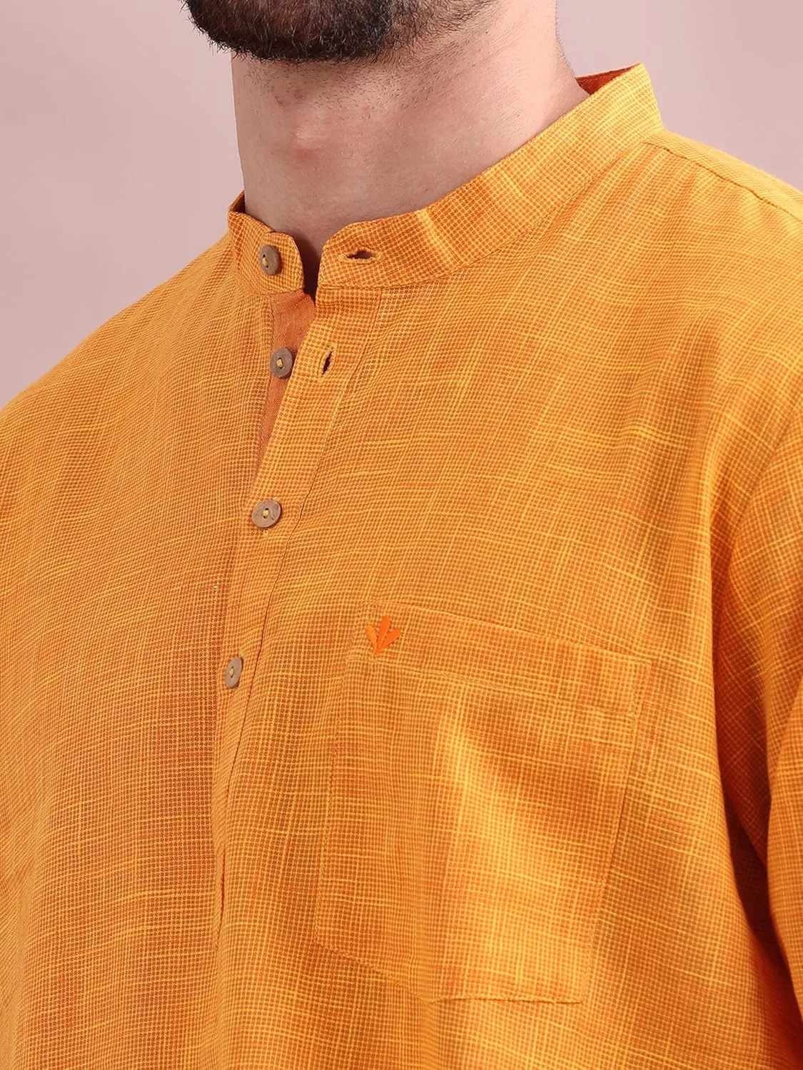 Filori Studio - Men's Pure Cotton Short Kurta (Ideal for Casual/Occasion/Festive)