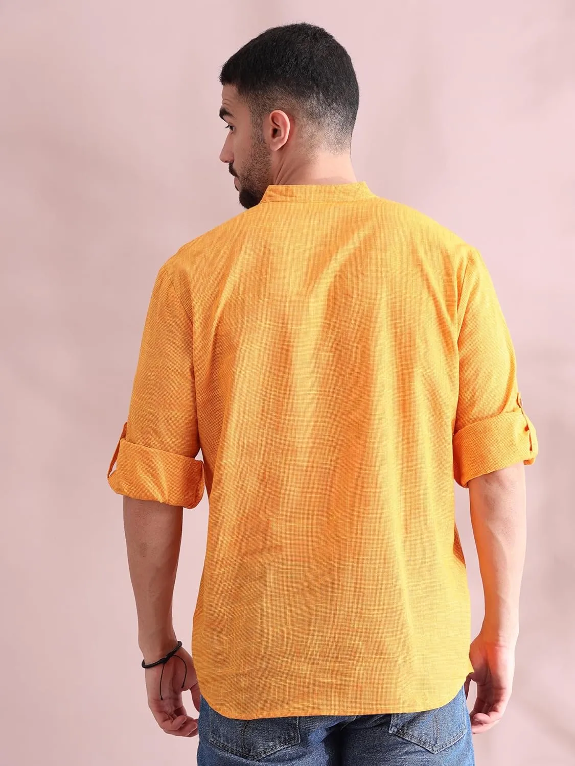 Filori Studio - Men's Pure Cotton Short Kurta (Ideal for Casual/Occasion/Festive)