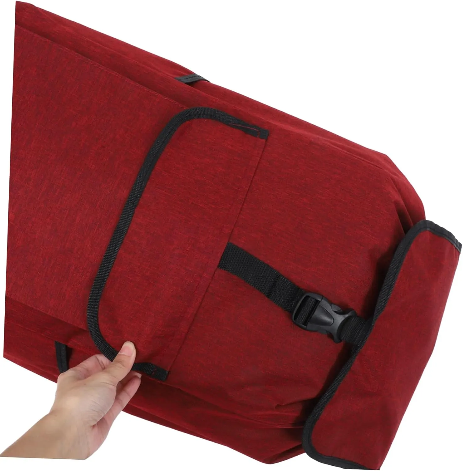 Foldable Shopping Cart Bag Oxford Cloth Trolley Replacement Bag with Side and Front Pockets for Grocery Shopping Travel and Household Chores Heavy Duty Design Easy Detach