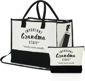 FORBIDDEN PAPER Mothers Day Grandma Mimi Yaya Retirement Dance Aunt Travel Book Witchy Gifts for Women Tote Bag & Makeup Bag